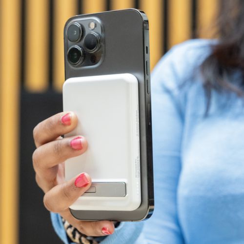 Magnetische powerbank bamboe - Afbeelding 8